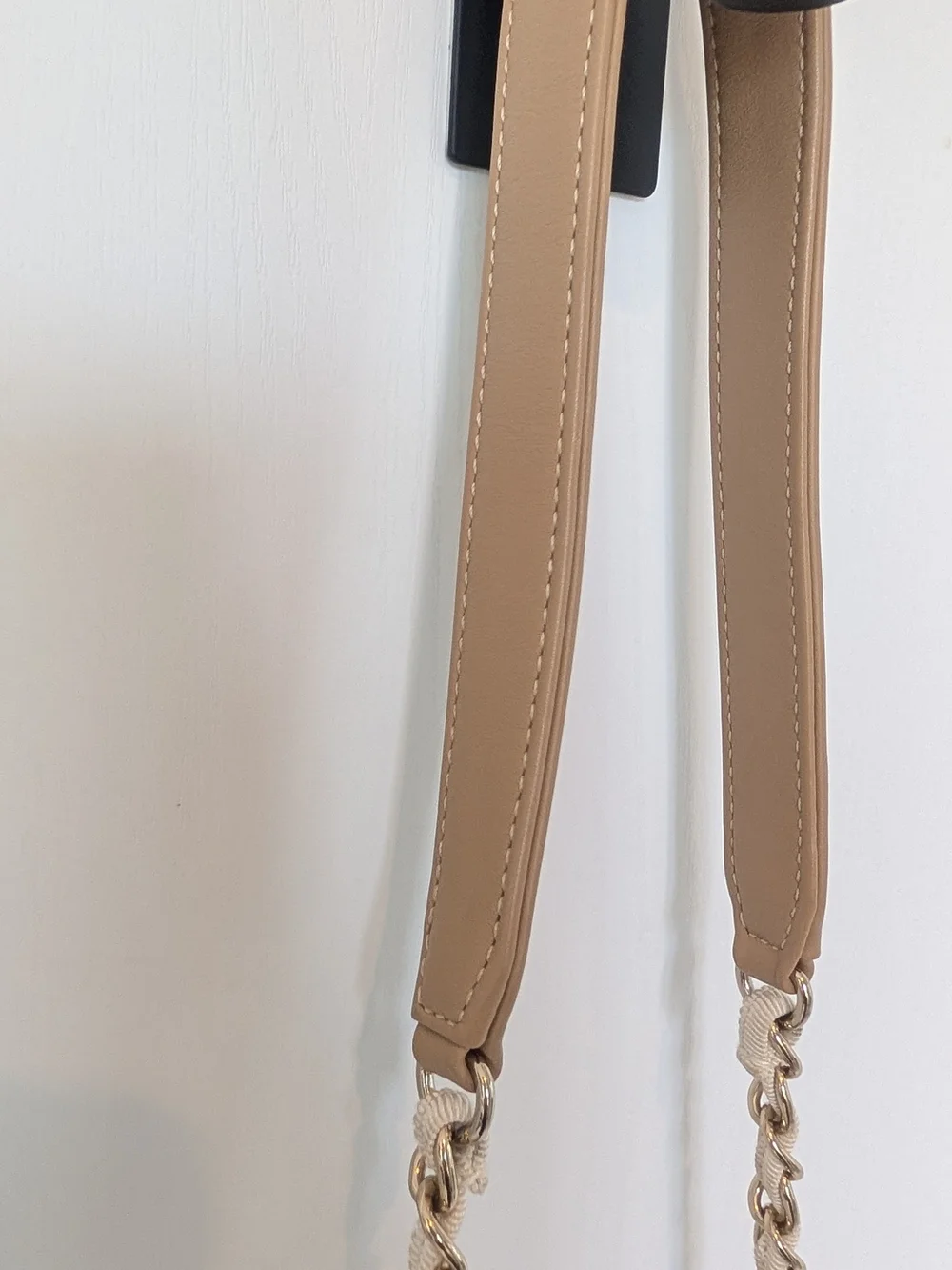 Chanel Beige Pearl Deauville Drawstring Bucket Bag